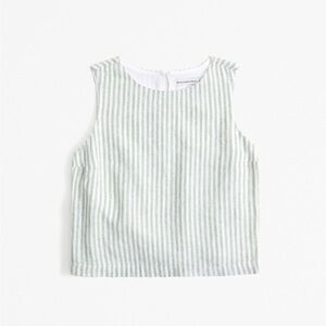 Abercrombie & Fitch Linen-blend high neck top size M